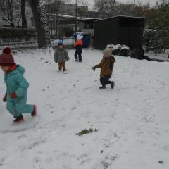 Śniegowe zabawy