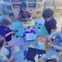 Wycinanki inspirowane sztuką H. Matisse'a