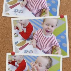 Chłopiec zjada pierniczki