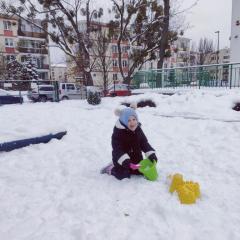 Spędzamy czas na śniegu