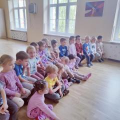 W czasie zajęć z profesorkiem Labolkiem