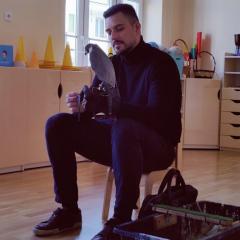 Pan sokolnik opowiada o zwyczajach sokoła